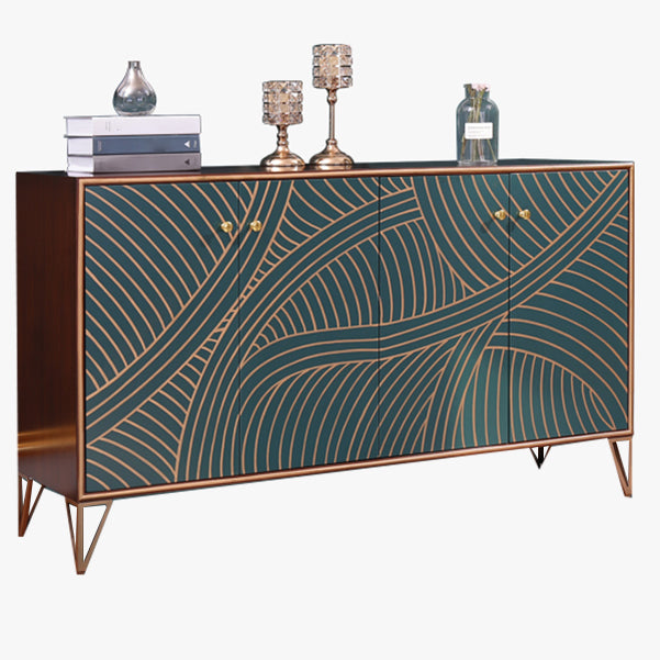 Sala da pranzo glam buffet server server legno buffet server con archiviazione