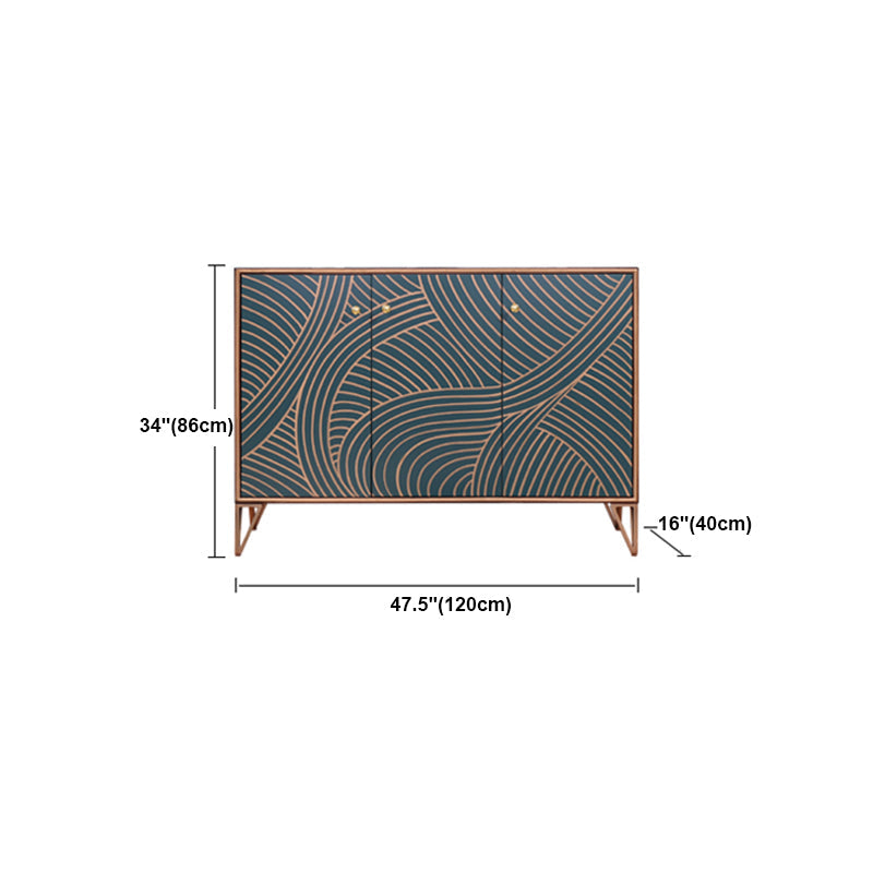 Sala da pranzo glam buffet server server legno buffet server con archiviazione