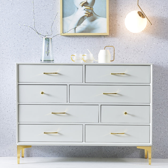 Modern Style Sideboard Table with Engineered Wood Drawers and Storage Buffet Server Clearhalo 'buffet_sideboard' 'Buffets & Sideboards' 'furn' 'furn_buffet_sideboard' 'Furniture' 'Kitchen & Dining Furniture' 5710275