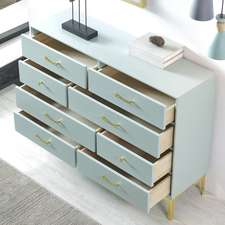 Modern Style Sideboard Table with Engineered Wood Drawers and Storage Buffet Server Clearhalo 'buffet_sideboard' 'Buffets & Sideboards' 'furn' 'furn_buffet_sideboard' 'Furniture' 'Kitchen & Dining Furniture' 5710278
