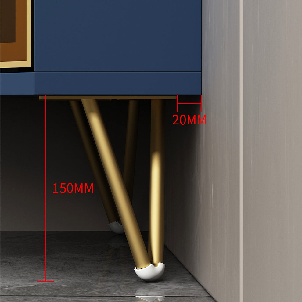 Glam Glam Doors Buffet Server MDF e scaffalatura regolabile in pietra buffet