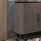 Sala da pranzo a buffet in stile glam 35,4 "H 4 porte buffet server