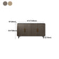 Sala da pranzo a buffet in stile glam 35,4 "H 4 porte buffet server