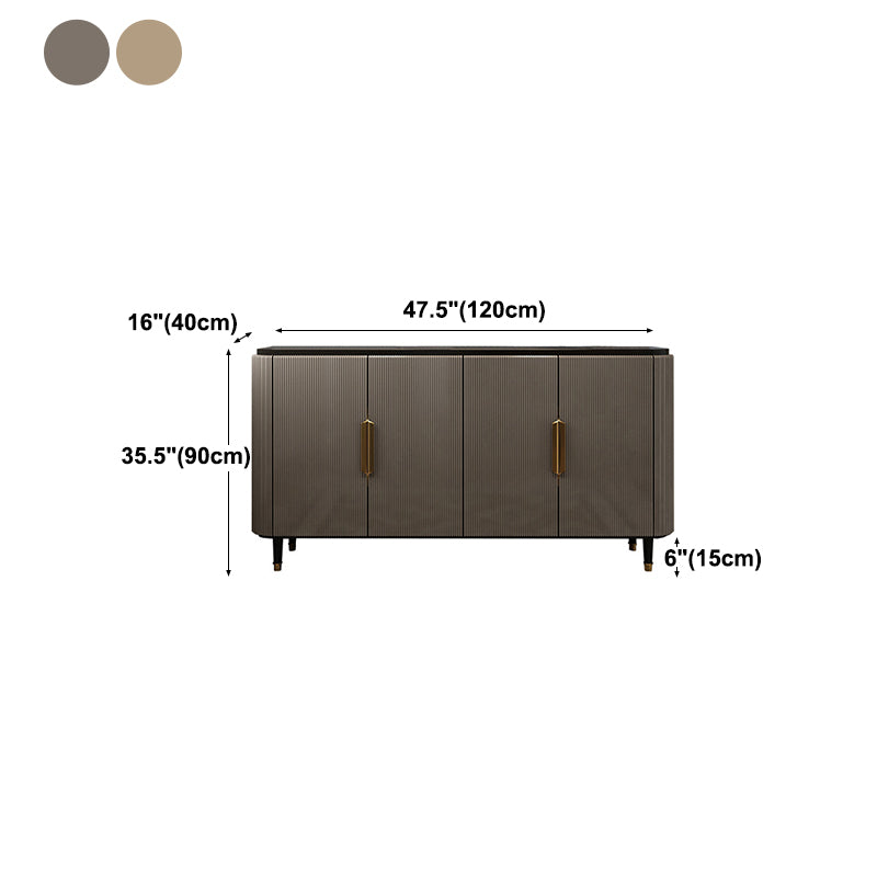 Sala da pranzo a buffet in stile glam 35,4 "H 4 porte buffet server