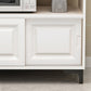 Modern Style Stone Sideboard Dining Room 31.5"H Buffet Server in White Clearhalo 'buffet_sideboard' 'Buffets & Sideboards' 'furn' 'furn_buffet_sideboard' 'Furniture' 'Kitchen & Dining Furniture' 5710395