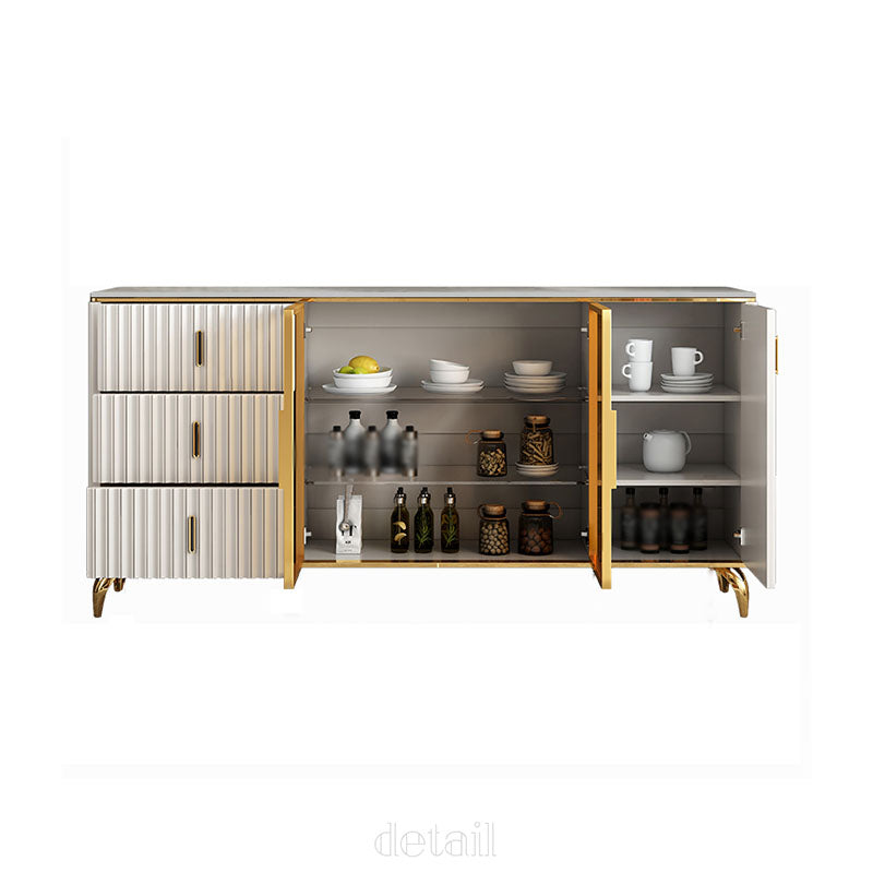 Carmadio in pietra in pietra di altezza da 36 pollici in stile moderno per cucina