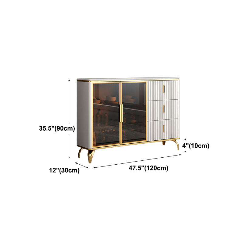 Carmadio in pietra in pietra di altezza da 36 pollici in stile moderno per cucina