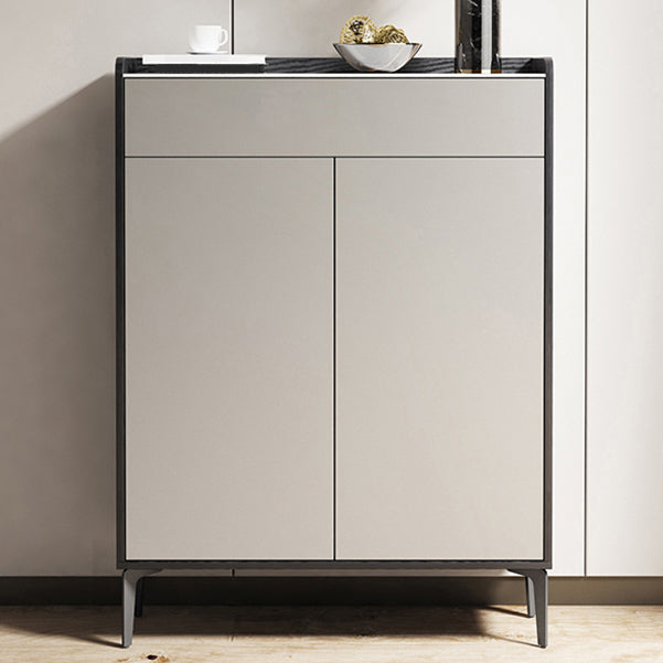 Server moderno moderno del salotto del soggiorno in legno con archiviazione