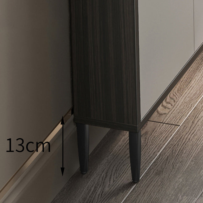 Server moderno moderno del salotto del soggiorno in legno con archiviazione