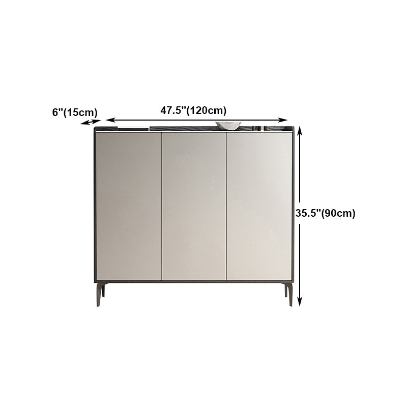 Server moderno moderno del salotto del soggiorno in legno con archiviazione