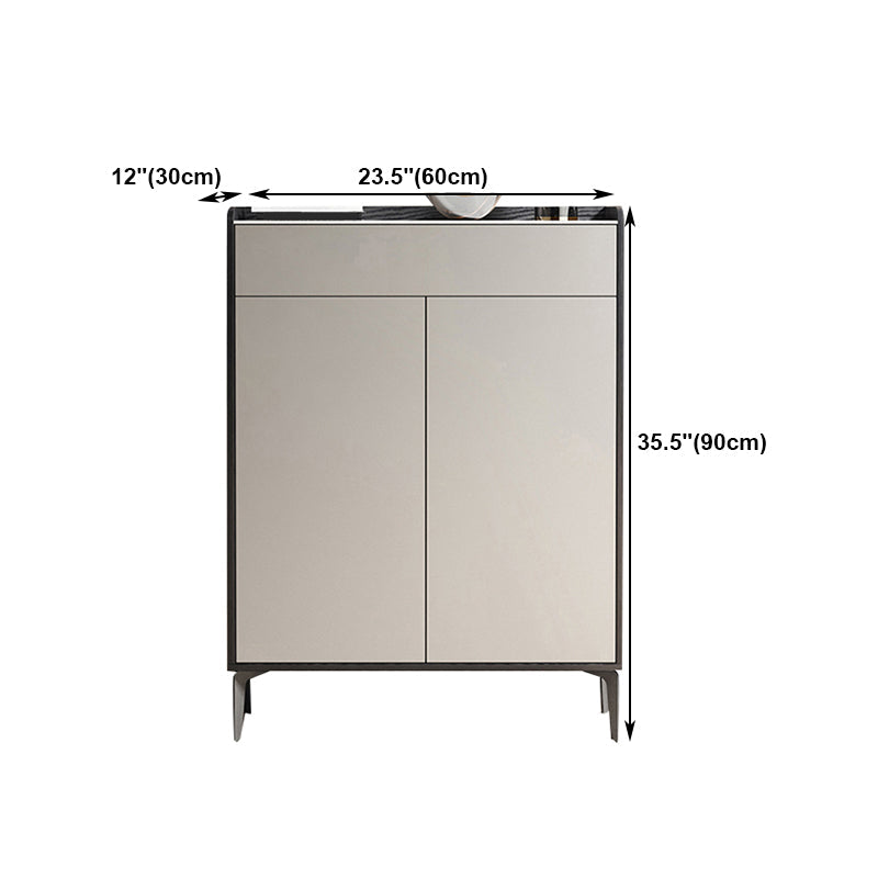 Server moderno moderno del salotto del soggiorno in legno con archiviazione