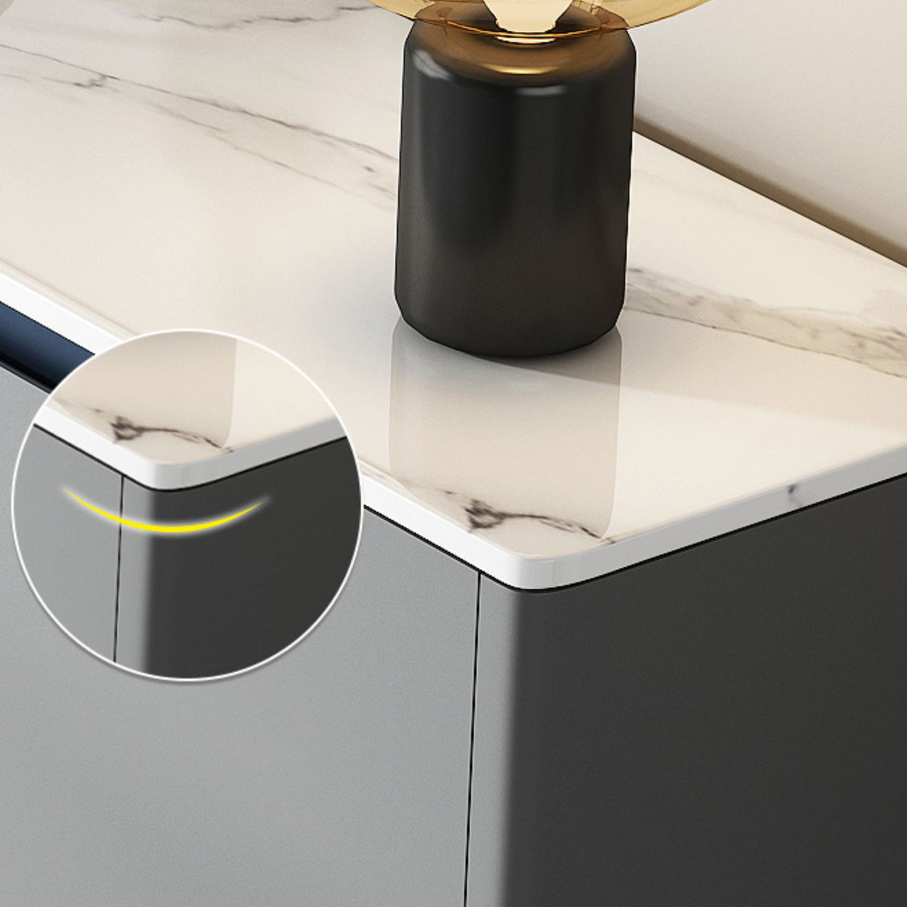 Kunstmatige houten woonkamer bijboordkast moderne credenza met opslag en lade