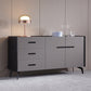 Stone Top Living Soggiorno Credenza moderno con cassetto e conservazione