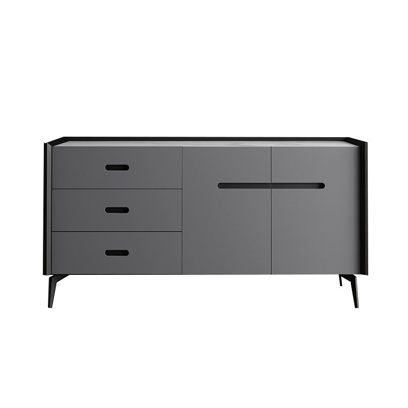 Stone Top Living Soggiorno Credenza moderno con cassetto e conservazione