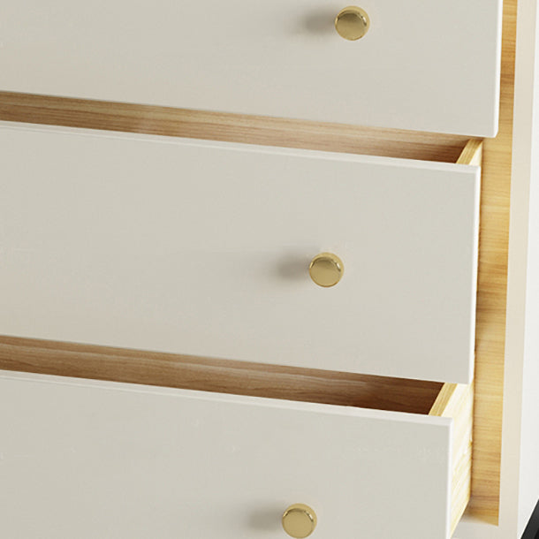 Scheda da pranzo in legno bianco in stile semplice in stile per soggiorno