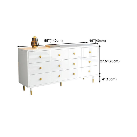 Table buffet de 32 pouces Hauteur de style glamour en bois pour cuisine