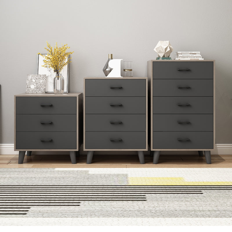 Gray Buffet Table Wood Multi Drawer Modern Style Buffet Table for Living Room Clearhalo 'buffet_sideboard' 'Buffets & Sideboards' 'furn' 'furn_buffet_sideboard' 'Furniture' 'Kitchen & Dining Furniture' 5710721