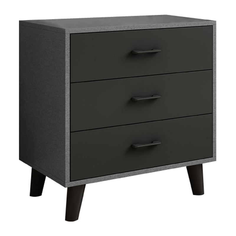 Gray Buffet Table Wood Multi Drawer Modern Style Buffet Table for Living Room 22"L x 16"W x 24"H Dark Gray Clearhalo 'buffet_sideboard' 'Buffets & Sideboards' 'furn' 'furn_buffet_sideboard' 'Furniture' 'Kitchen & Dining Furniture' 5710722