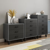 Gray Buffet Table Wood Multi Drawer Modern Style Buffet Table for Living Room Clearhalo 'buffet_sideboard' 'Buffets & Sideboards' 'furn' 'furn_buffet_sideboard' 'Furniture' 'Kitchen & Dining Furniture' 5710724