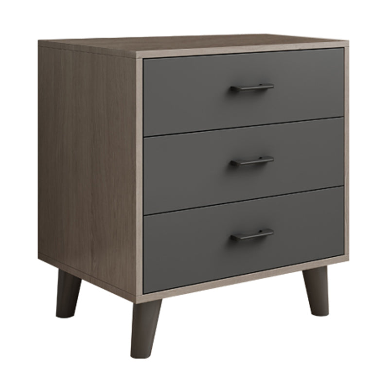 Gray Buffet Table Wood Multi Drawer Modern Style Buffet Table for Living Room 22"L x 16"W x 24"H Light Gray Clearhalo 'buffet_sideboard' 'Buffets & Sideboards' 'furn' 'furn_buffet_sideboard' 'Furniture' 'Kitchen & Dining Furniture' 5710727