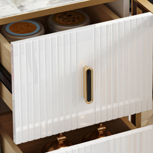 38-Zoll-Höhe Sideboard Glastür Essschrank für die Küche