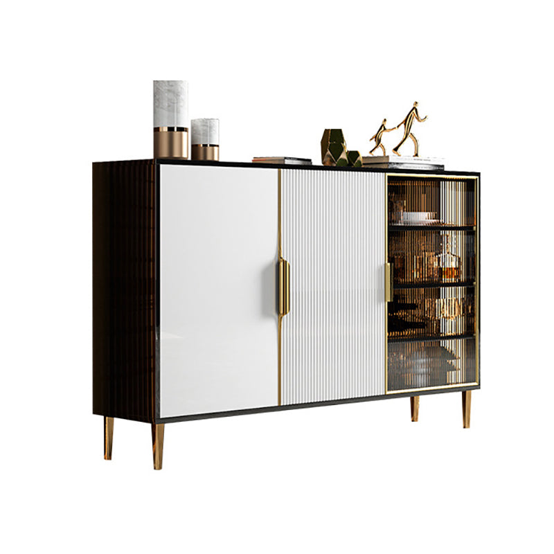 Server da pranzo in stile moderno 38 pollici Server a buffet in legno artificiale per cucina