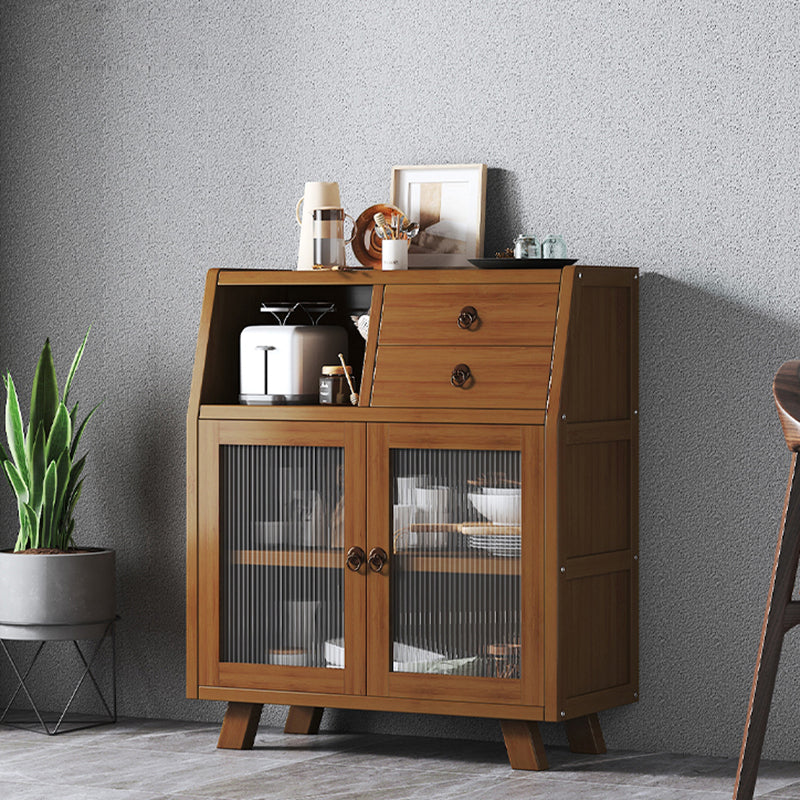 Moderner Stil eines Esstischs Bambus 38-Zoll-Höhenbuffettisch für die Küche