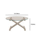 Glass Top Steel Coffee Table Round Minimalist Modern Coffee Table Clearhalo 'Coffee & Accent Tables' 'Coffee Tables' 'coffee_tables' 'furn' 'furn_coffee_tables' 'Furniture' 'Living Room Furniture' 5711056