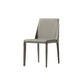 Mid-Century Modern Armless Side Chair Leather Basic Four Leg Side Chair Light Gray 1 Piece Clearhalo 'Accent Chairs' 'accent_chairs' 'Chairs & Seating' 'furn' 'furn_accent_chairs' 'Furniture' 'Living Room Furniture' 5711194