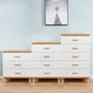 Scratch Resistant Modern Accent Chest with Soft Close Drawers in White