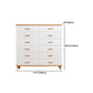 Scratch Resistant Modern Accent Chest with Soft Close Drawers in White