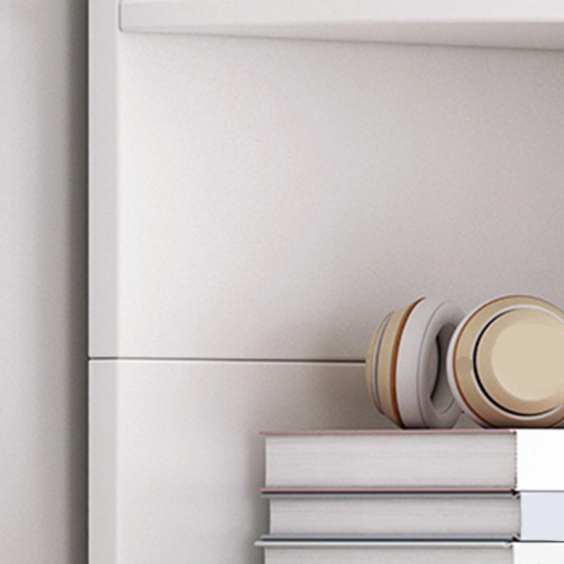 Triángulo de madera acento cofre con estantes cofre contemporáneo