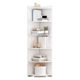 Triángulo de madera acento cofre con estantes cofre contemporáneo