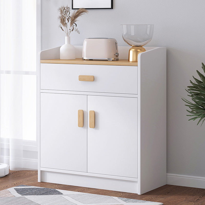 13.77" Wide Accent Chest with Drawer Contemporary Wood Chest with Door 23.6"L x 13.8"W x 39.4"H White Clearhalo 'Cabinets & Chests' 'cabinets_chests' 'furn' 'furn_cabinets_chests' 'Furniture' 'Living Room Furniture' 5715489