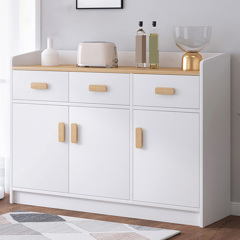 13.77" Wide Accent Chest with Drawer Contemporary Wood Chest with Door 47"L x 14"W x 39"H White Clearhalo 'Cabinets & Chests' 'cabinets_chests' 'furn' 'furn_cabinets_chests' 'Furniture' 'Living Room Furniture' 5715492