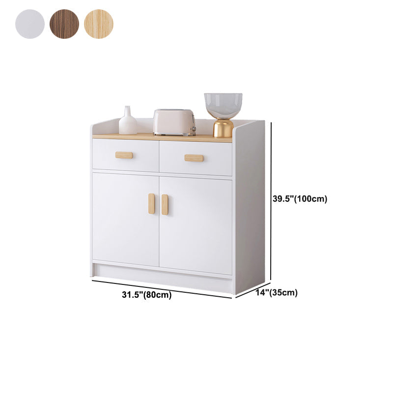 13.77" Wide Accent Chest with Drawer Contemporary Wood Chest with Door Clearhalo 'Cabinets & Chests' 'cabinets_chests' 'furn' 'furn_cabinets_chests' 'Furniture' 'Living Room Furniture' 5715514