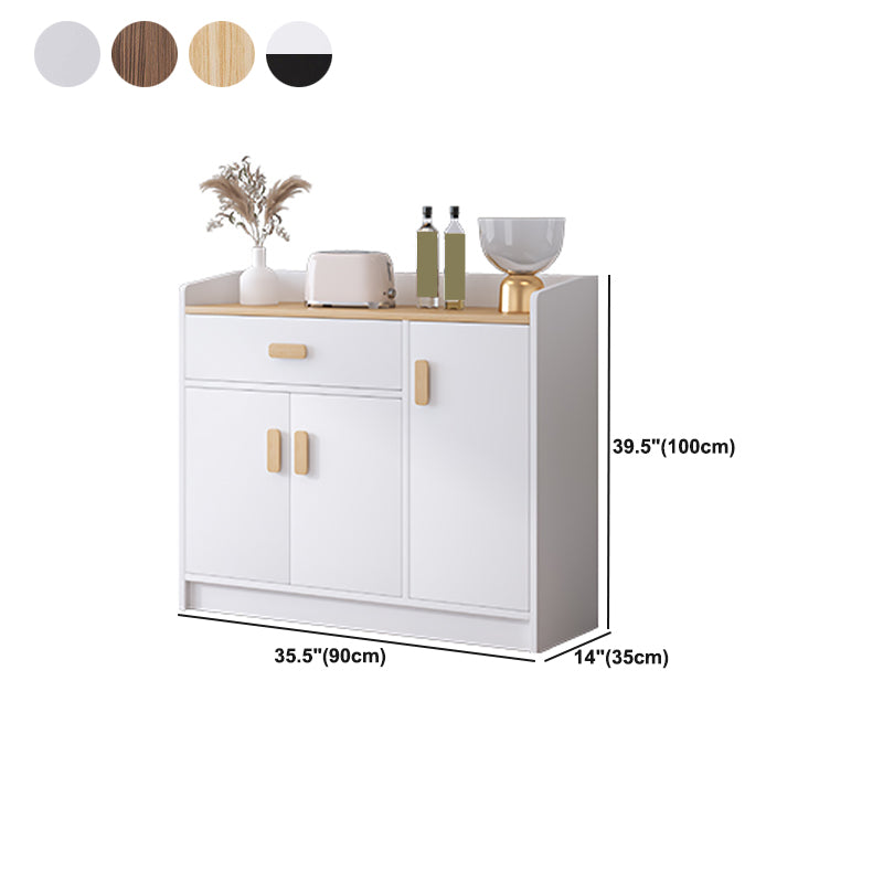 13.77" Wide Accent Chest with Drawer Contemporary Wood Chest with Door Clearhalo 'Cabinets & Chests' 'cabinets_chests' 'furn' 'furn_cabinets_chests' 'Furniture' 'Living Room Furniture' 5715515