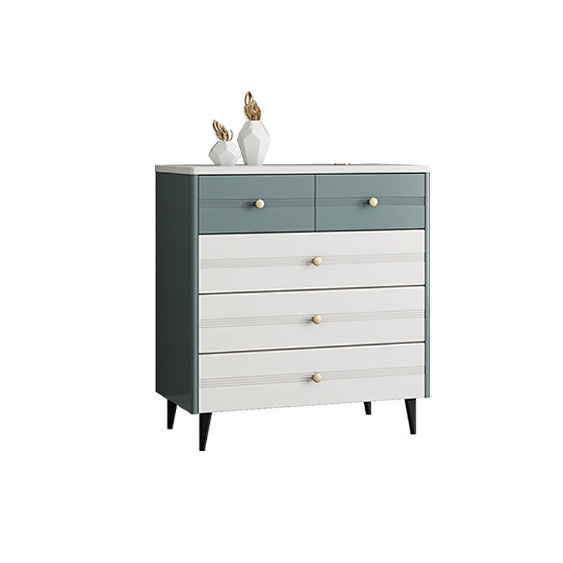 Rectangle Accent Chest with Soft Close Drawers Scratch Resistant Chest