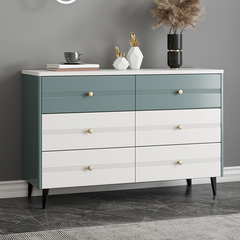 Rectangle Accent Chest with Soft Close Drawers Scratch Resistant Chest