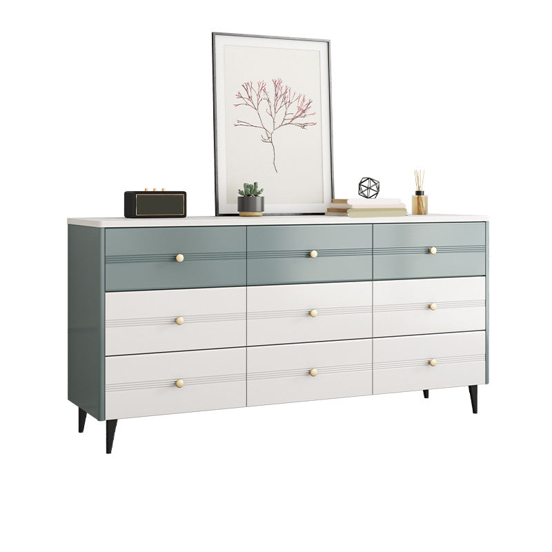 Rectangle Accent Chest with Soft Close Drawers Scratch Resistant Chest