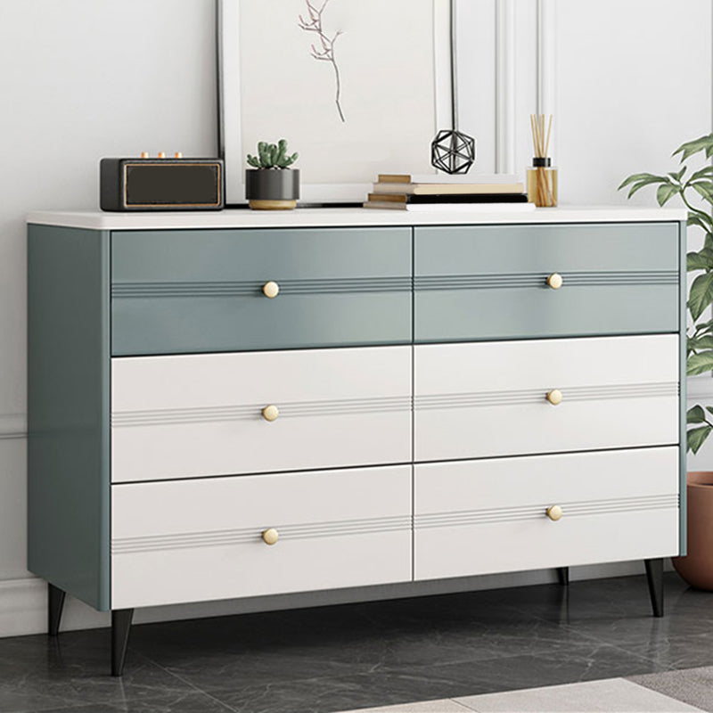 Rectangle Accent Chest with Soft Close Drawers Scratch Resistant Chest