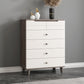 Rectangle Accent Chest with Soft Close Drawers Scratch Resistant Chest