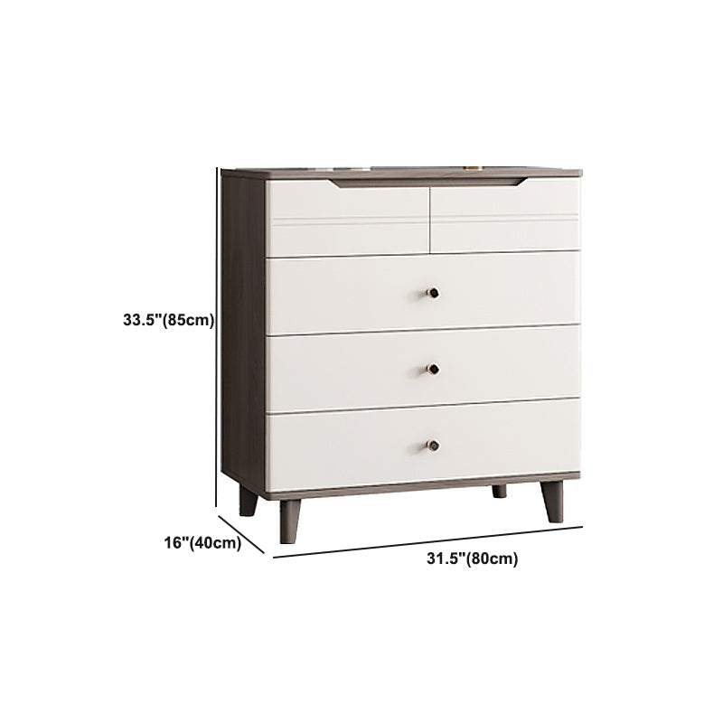 Rectangle Accent Chest with Soft Close Drawers Scratch Resistant Chest