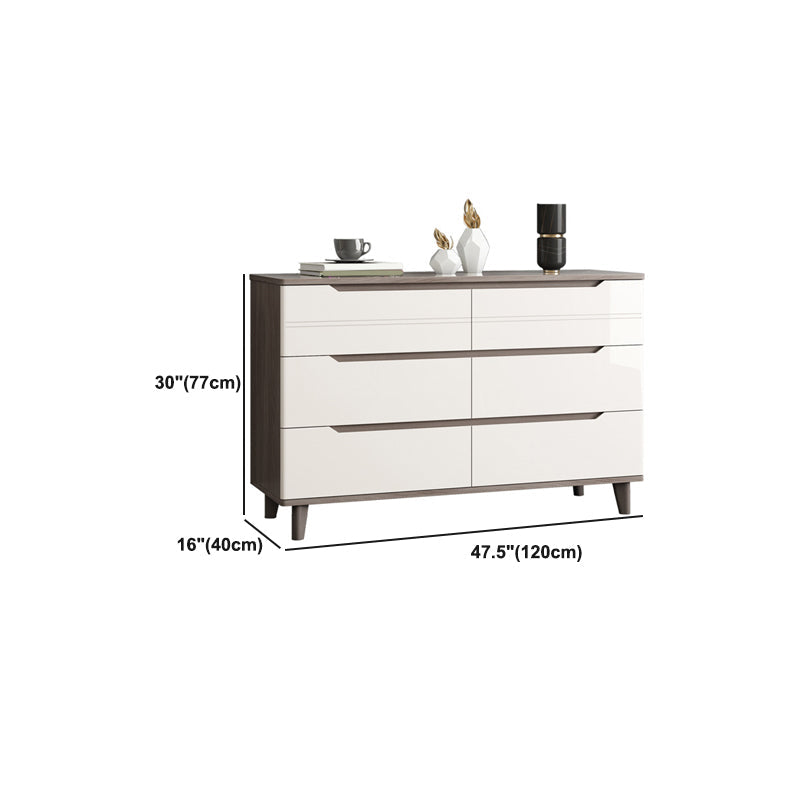 Rectangle Accent Chest with Soft Close Drawers Scratch Resistant Chest