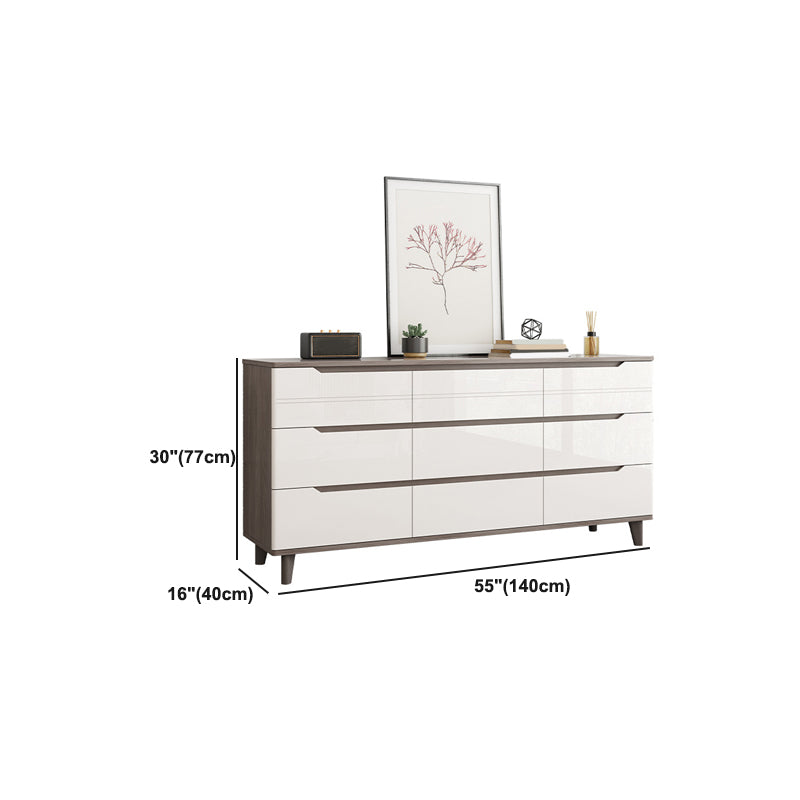 Rectangle Accent Chest with Soft Close Drawers Scratch Resistant Chest