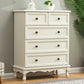 Modern Solid Wood Accent Chest with Drawers 13.77" Wide Chest