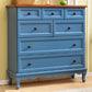 Modern Solid Wood Accent Chest with Drawers 13.77" Wide Chest