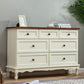 Modern Solid Wood Accent Chest with Drawers 13.77" Wide Chest