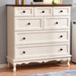 Modern Solid Wood Accent Chest with Drawers 13.77" Wide Chest