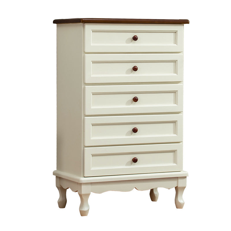 Modern Solid Wood Accent Chest with Drawers 13.77" Wide Chest